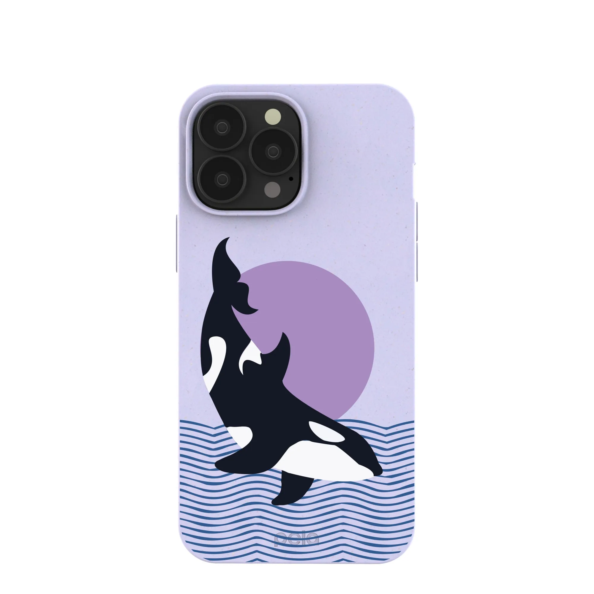 Classic Touch Lavender Orca iPhone 13 Pro Max Case