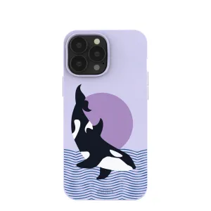 Classic Touch Lavender Orca iPhone 13 Pro Max Case