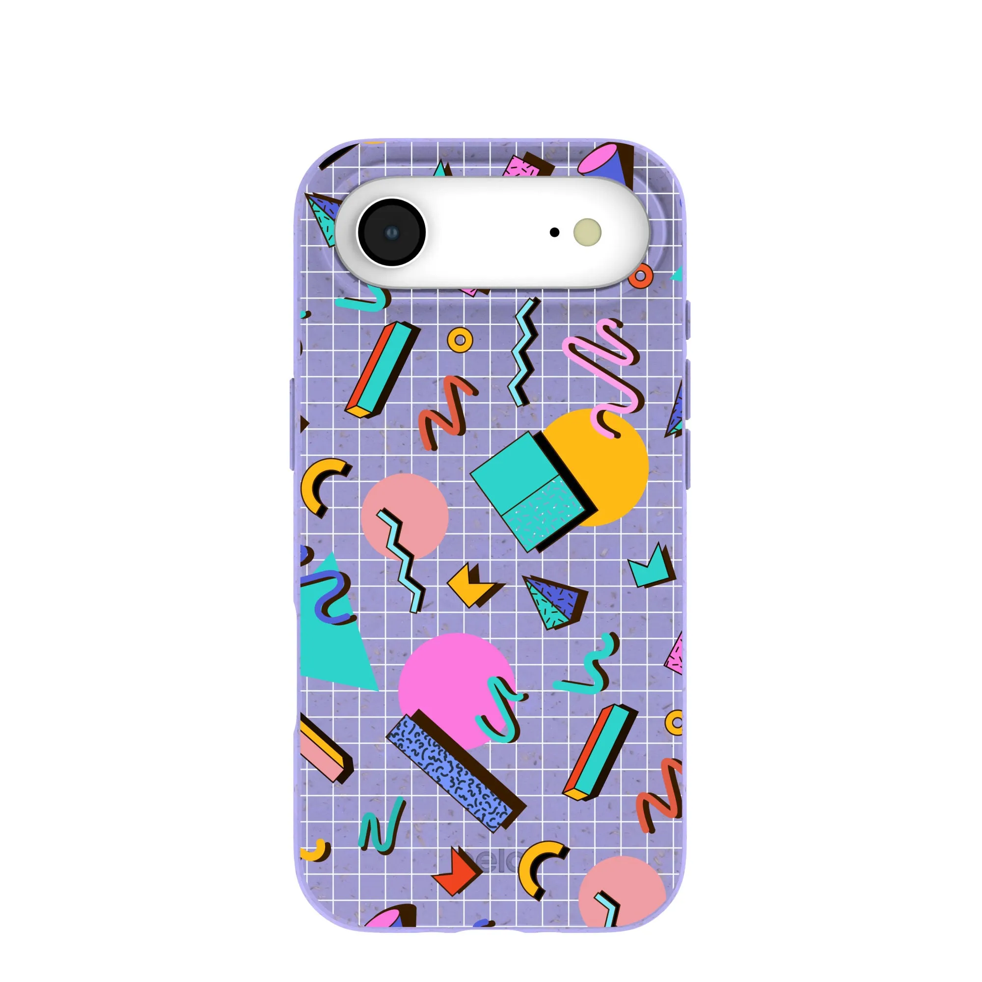 Lavender Retro Grid iPhone Air Case everyday elegance daily protection