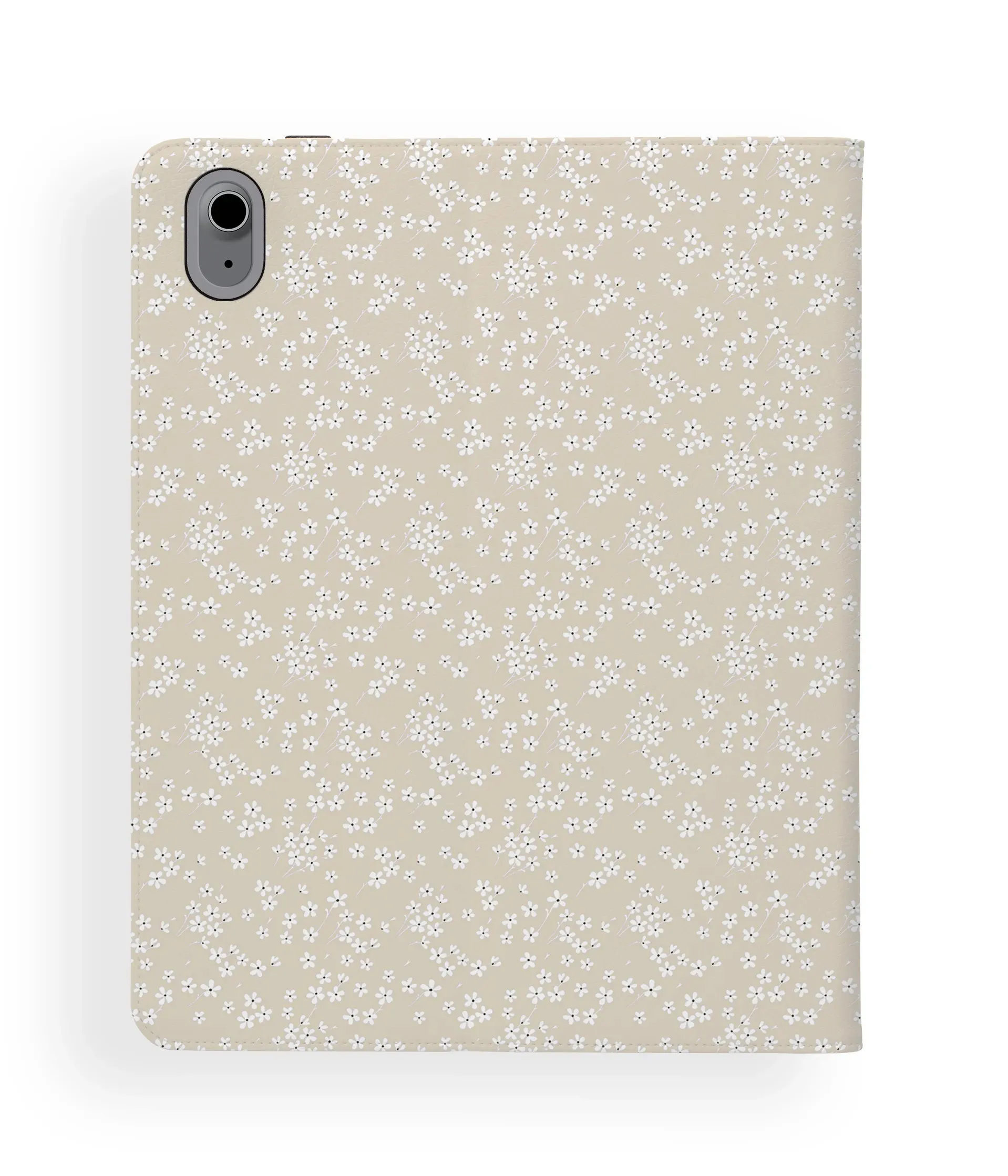 Posy beige iPad Folio hand strap pad case