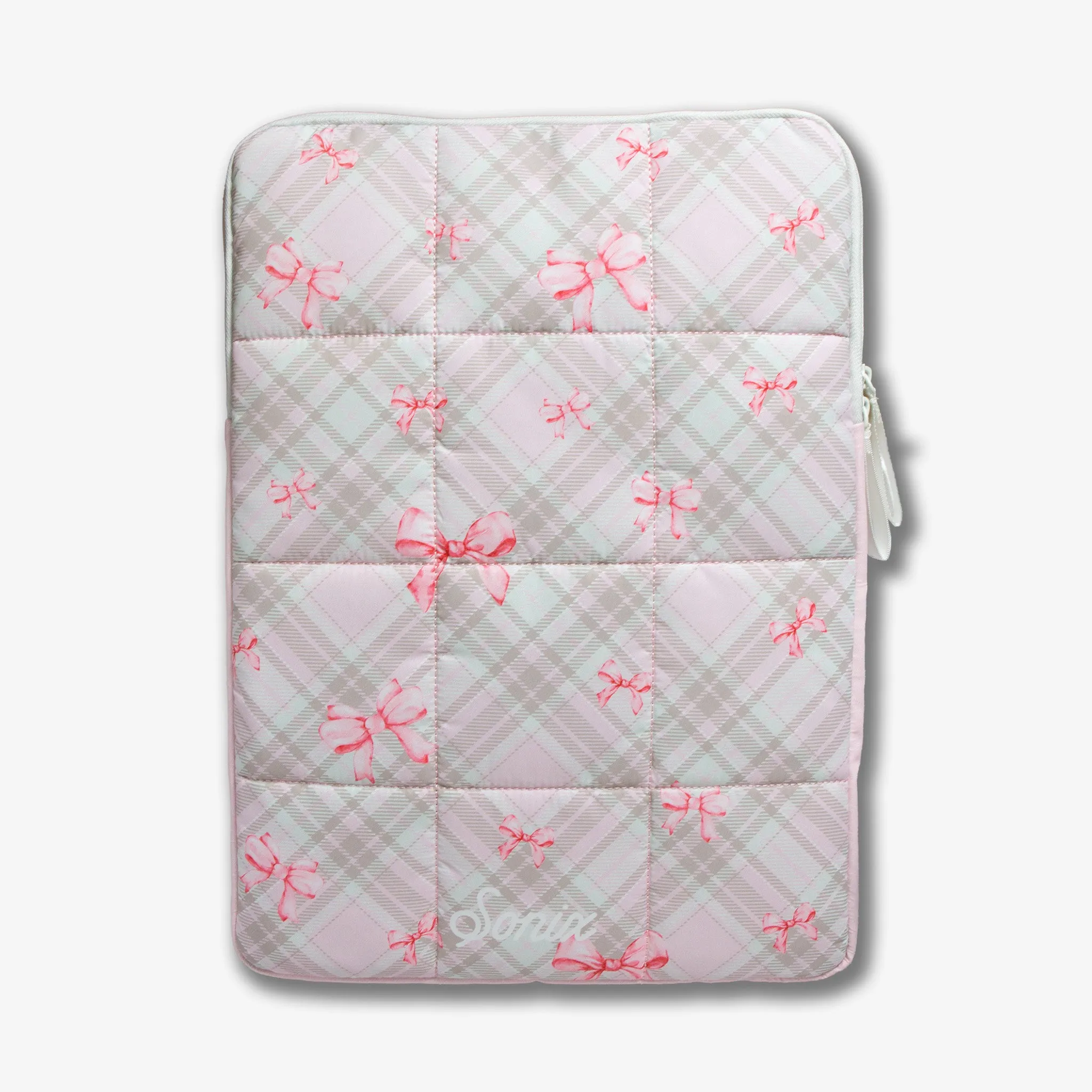 Office Essential Puffy Laptop Sleeve - Clueless Pink
