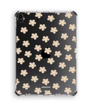 Durable protection Compact Fit Woodstock beige iPad Clear Case