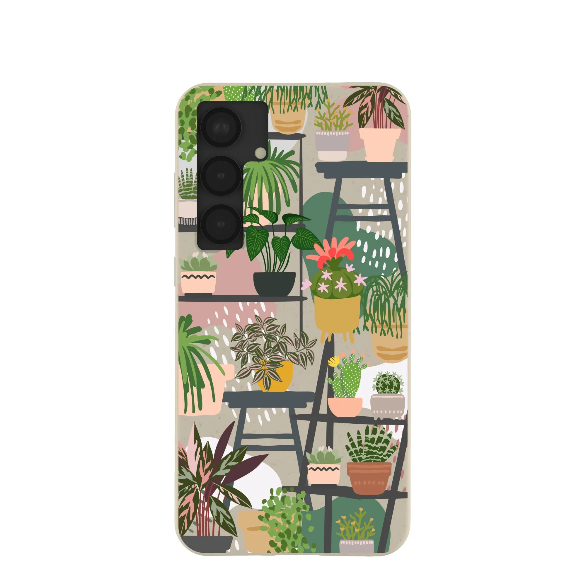 Shockproof Edge Flexible Build Form London Fog Botanical Oasis Samsung Galaxy S25 (Plus) Case