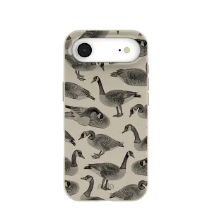 Vivid Design Texture Hybrid Grip Finish London Fog Canadian Geese iPhone Air Case