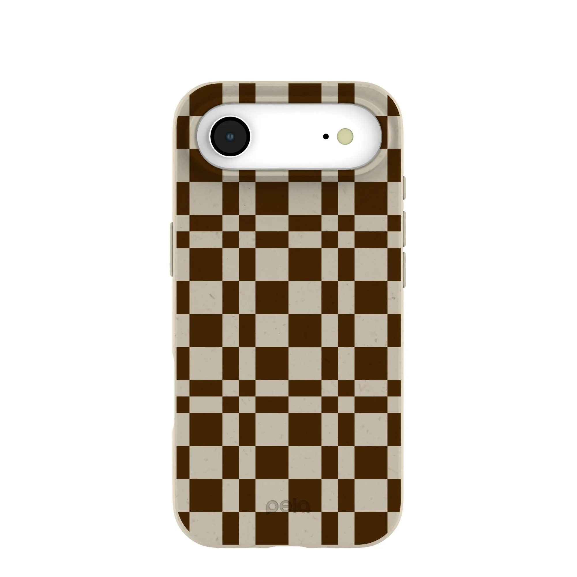 Glossy Texture London Fog Chestnut Checkers iPhone Air Case