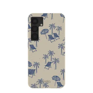London Fog Coastal Lounging Samsung Galaxy S25 Case Comfort Design Layer Gloss Finish Design