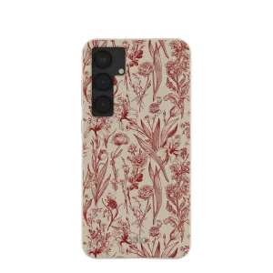 Matte Guard London Fog Crimson Bouquet Samsung Galaxy S25 (Plus) Case