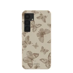 Grip Control London Fog Delicate Flutters Samsung Galaxy S25 Case