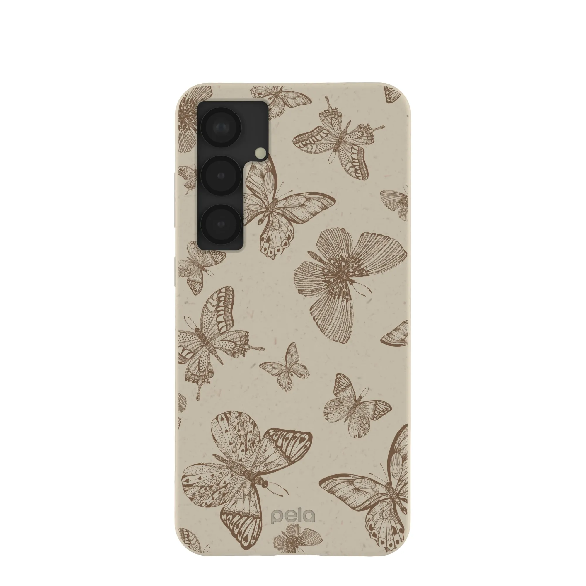 Protective Layering Compact Frame London Fog Delicate Flutters Samsung Galaxy S25 (Plus) Case