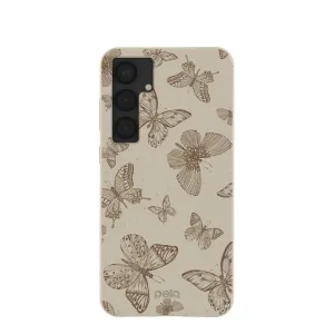 Protective Layering Compact Frame London Fog Delicate Flutters Samsung Galaxy S25 (Plus) Case