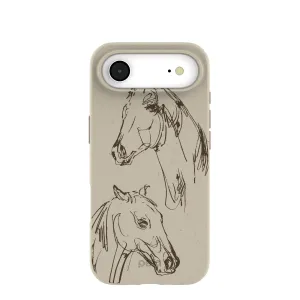 Modern Aesthetic London Fog Equine iPhone Air Case
