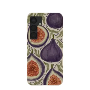 Minimal Detail Texture London Fog Fig Season Samsung Galaxy S25 Case