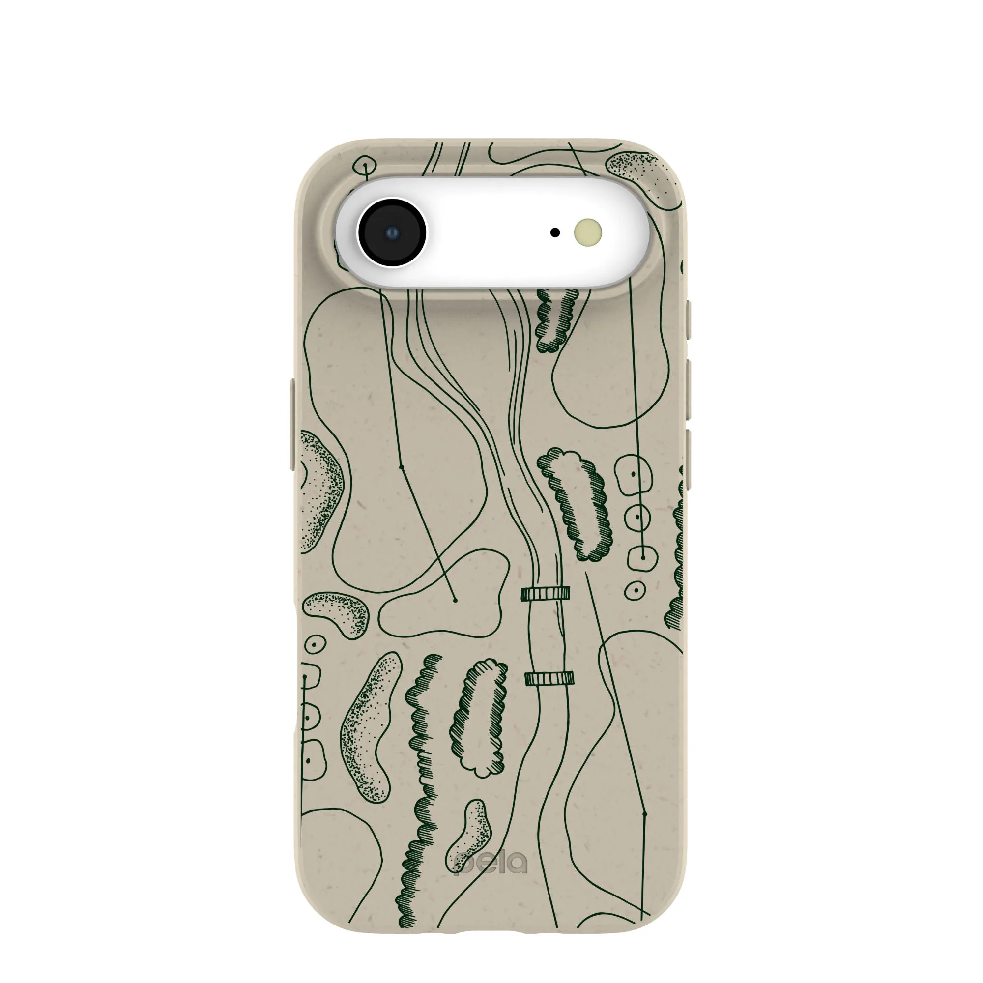 London Fog Golf Course iPhone Air Case Marble Pattern
