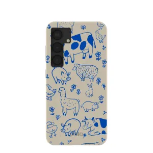 Soft Grip Layer London Fog Happy Farmyard Samsung Galaxy S25 Case