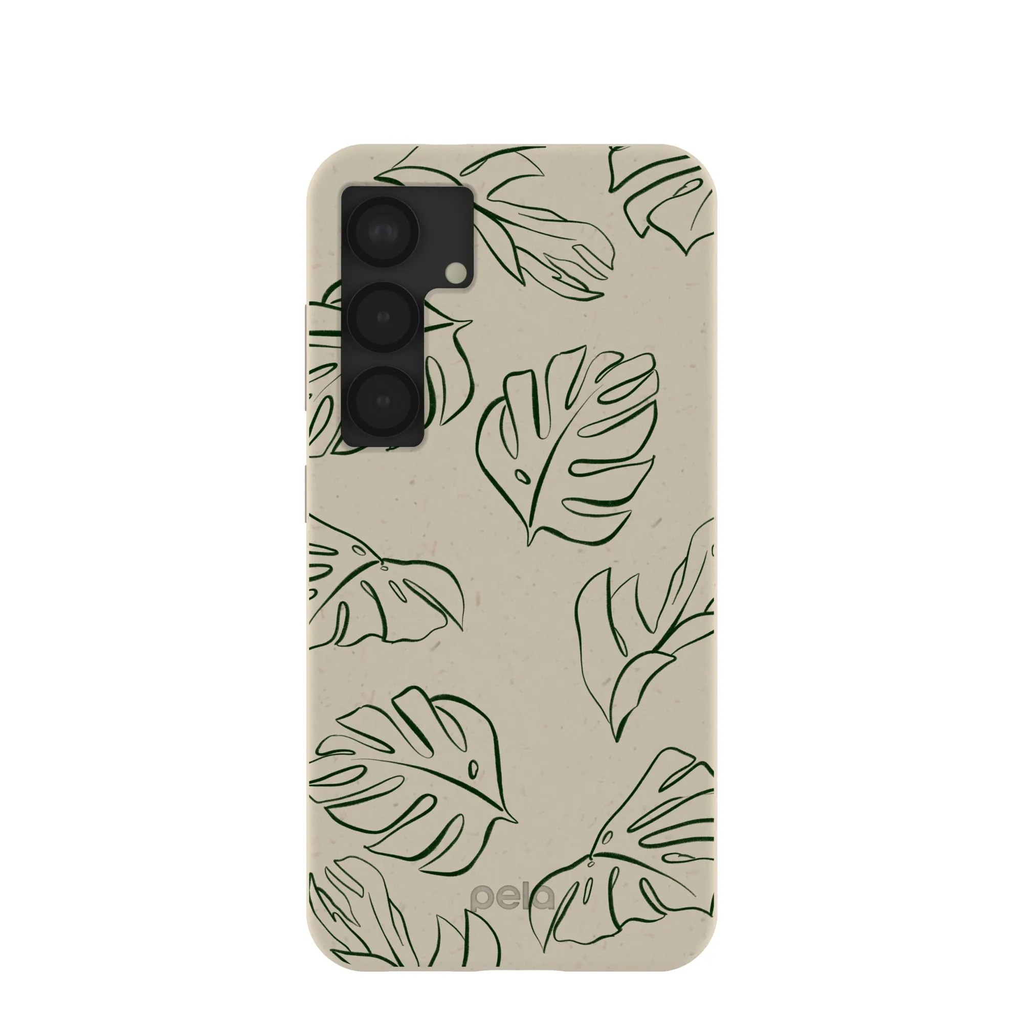 Luxury Finish Texture London Fog Leaf Lines Samsung Galaxy S25 Case