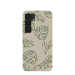 Luxury Finish Texture London Fog Leaf Lines Samsung Galaxy S25 Case