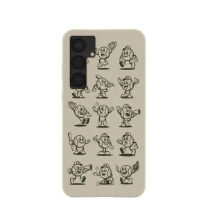 London Fog Lets Play Ball Samsung Galaxy S25 (Plus) Case Trendy Texture