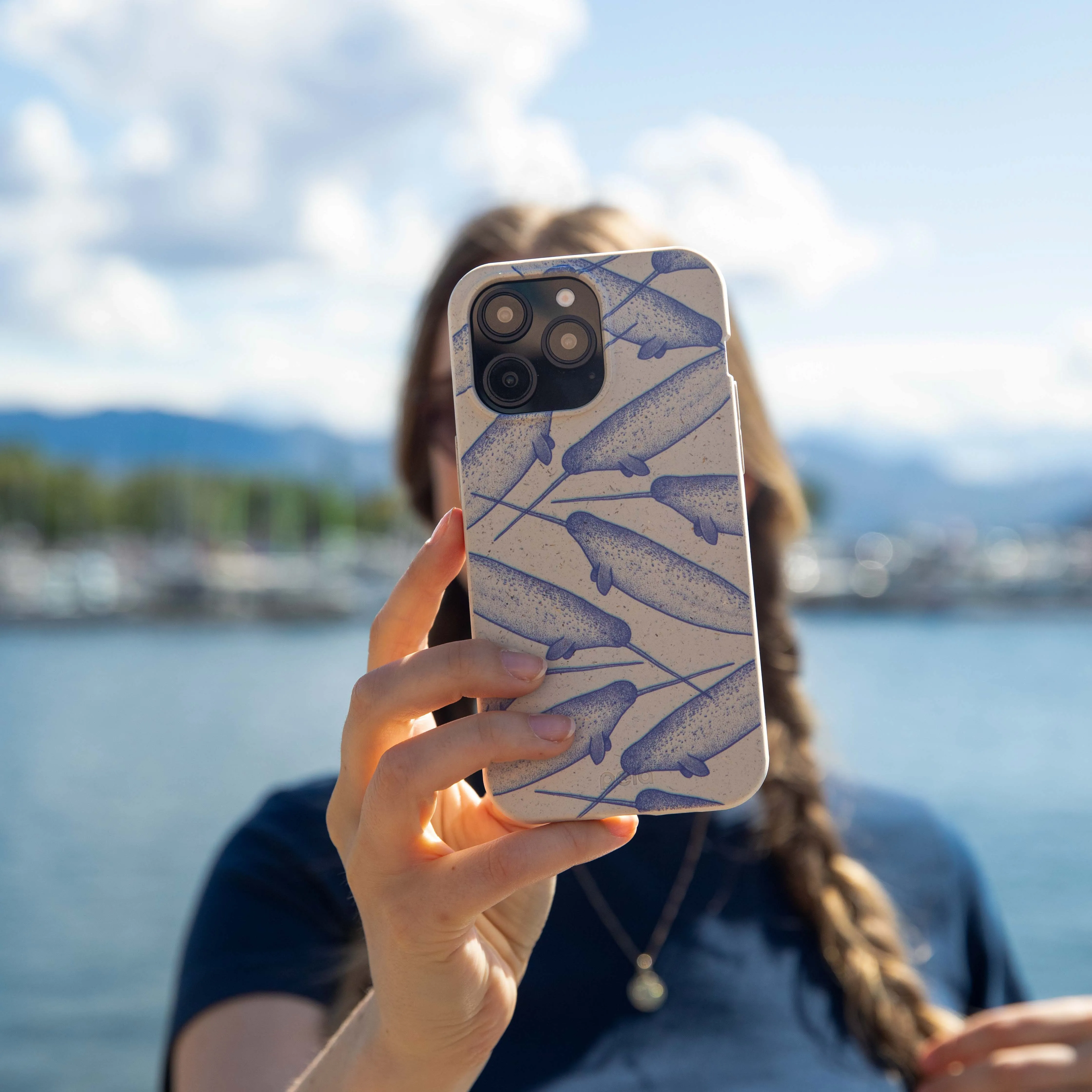 Soft edges London Fog Magical Narwhal iPhone Air Case