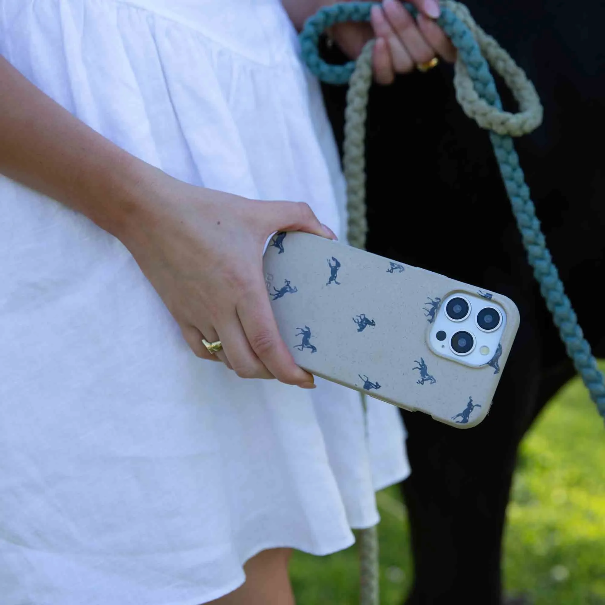 Handheld device Protective Edge Layer London Fog Mini Horses iPhone Air Case