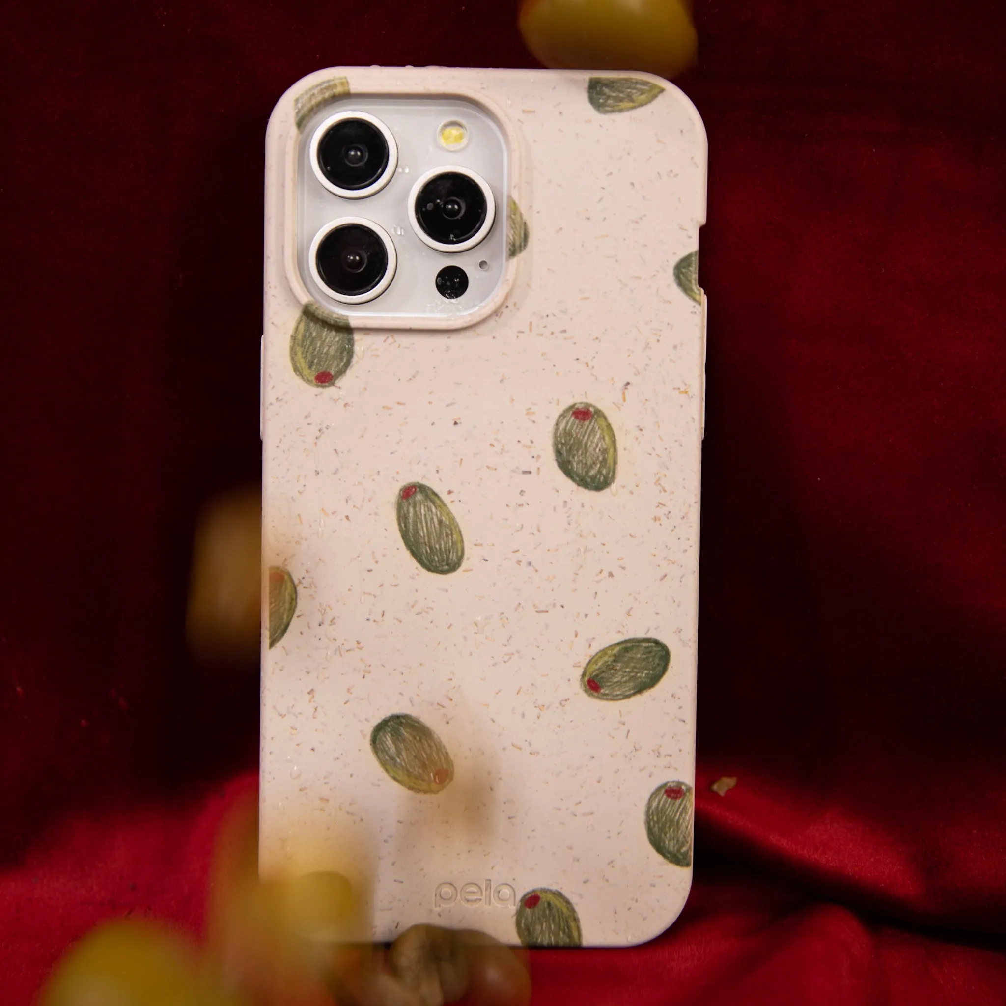 London Fog Olive Party iPhone Air Case Hybrid Texture Design