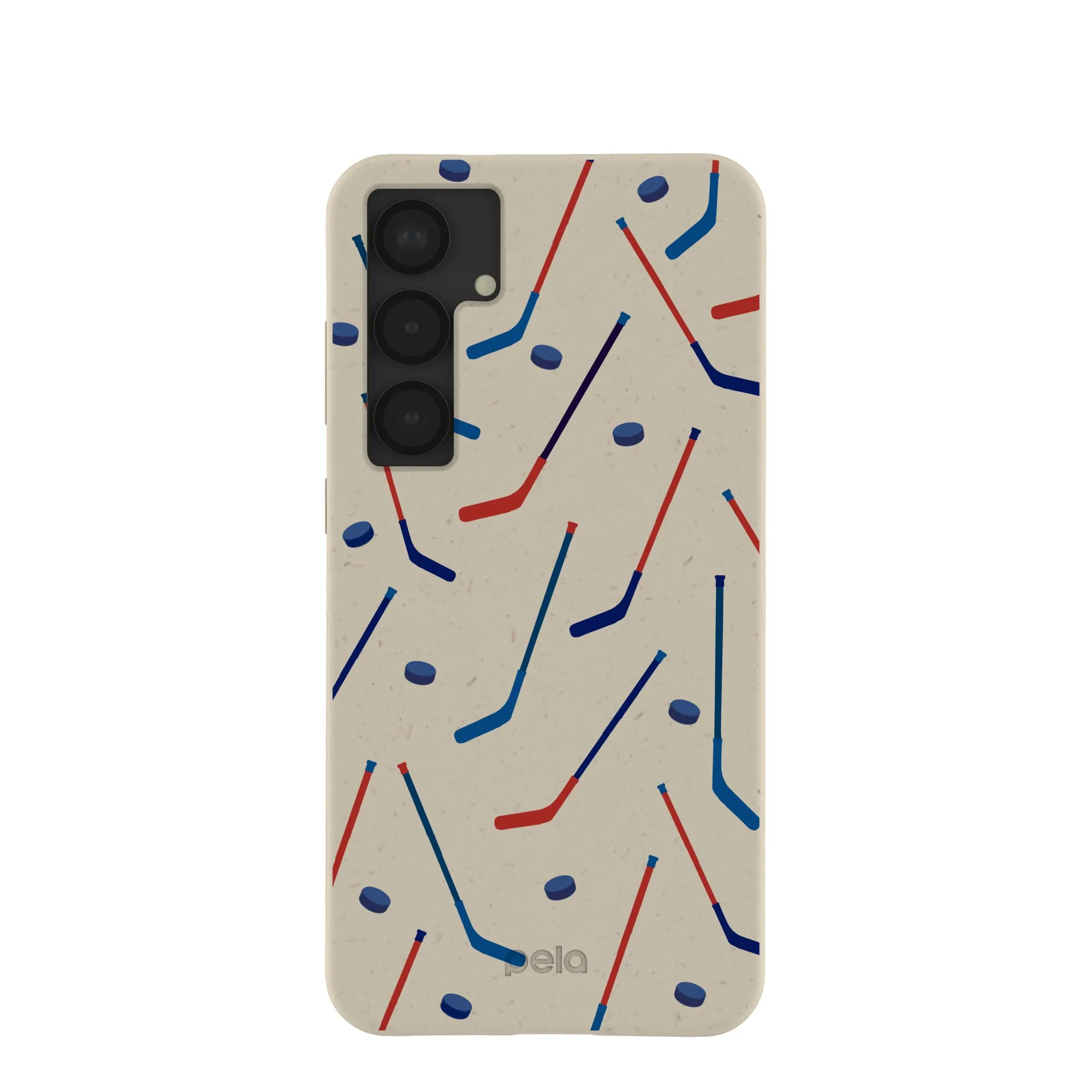 Bold colors London Fog Pucks and Sticks Samsung Galaxy S25 (Plus) Case