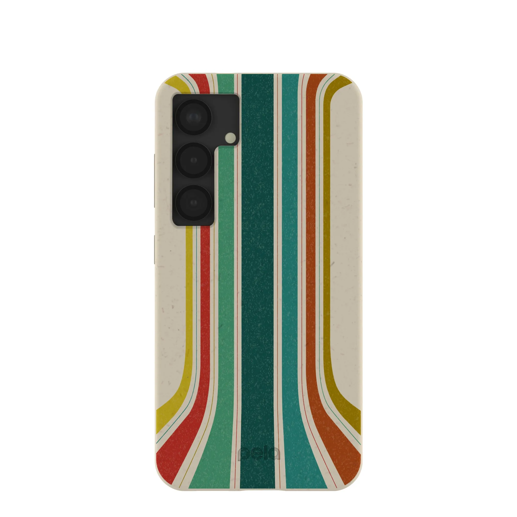 London Fog Retro Lines Samsung Galaxy S25 Case everyday elegance