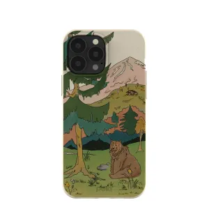 London Fog Rocky Bear iPhone 13 Pro Max Case TPU Material