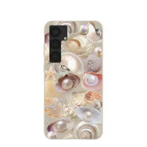 London Fog Sea Gems Samsung Galaxy S25 (Plus) Case Stylish Detail
