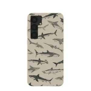 London Fog Shark World Samsung Galaxy S25 (Plus) Case Minimal Edge Design Wireless charging