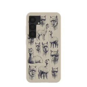 London Fog Spitting Llama Samsung Galaxy S25 Case Rugged Detail Layer