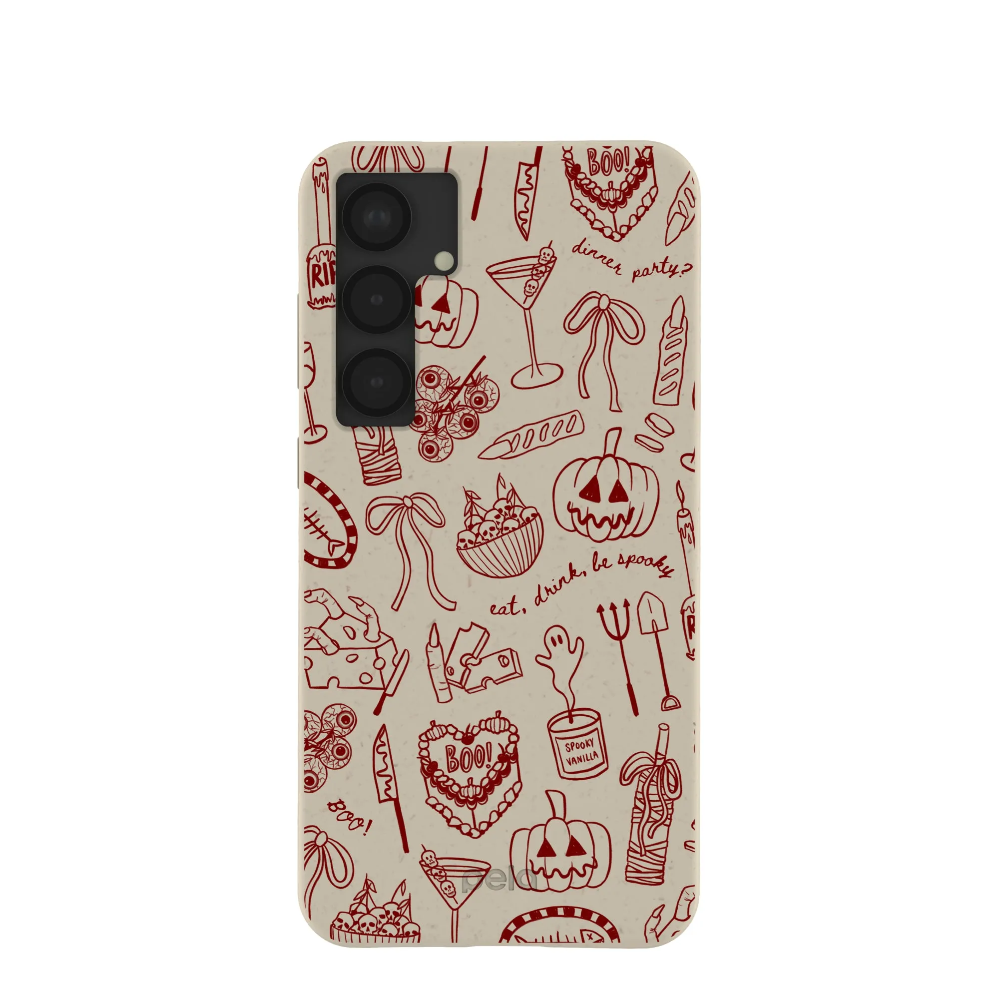 London Fog Spooky Dinner Party Samsung Galaxy S25 (Plus) Case Magnetic Mount Compatible