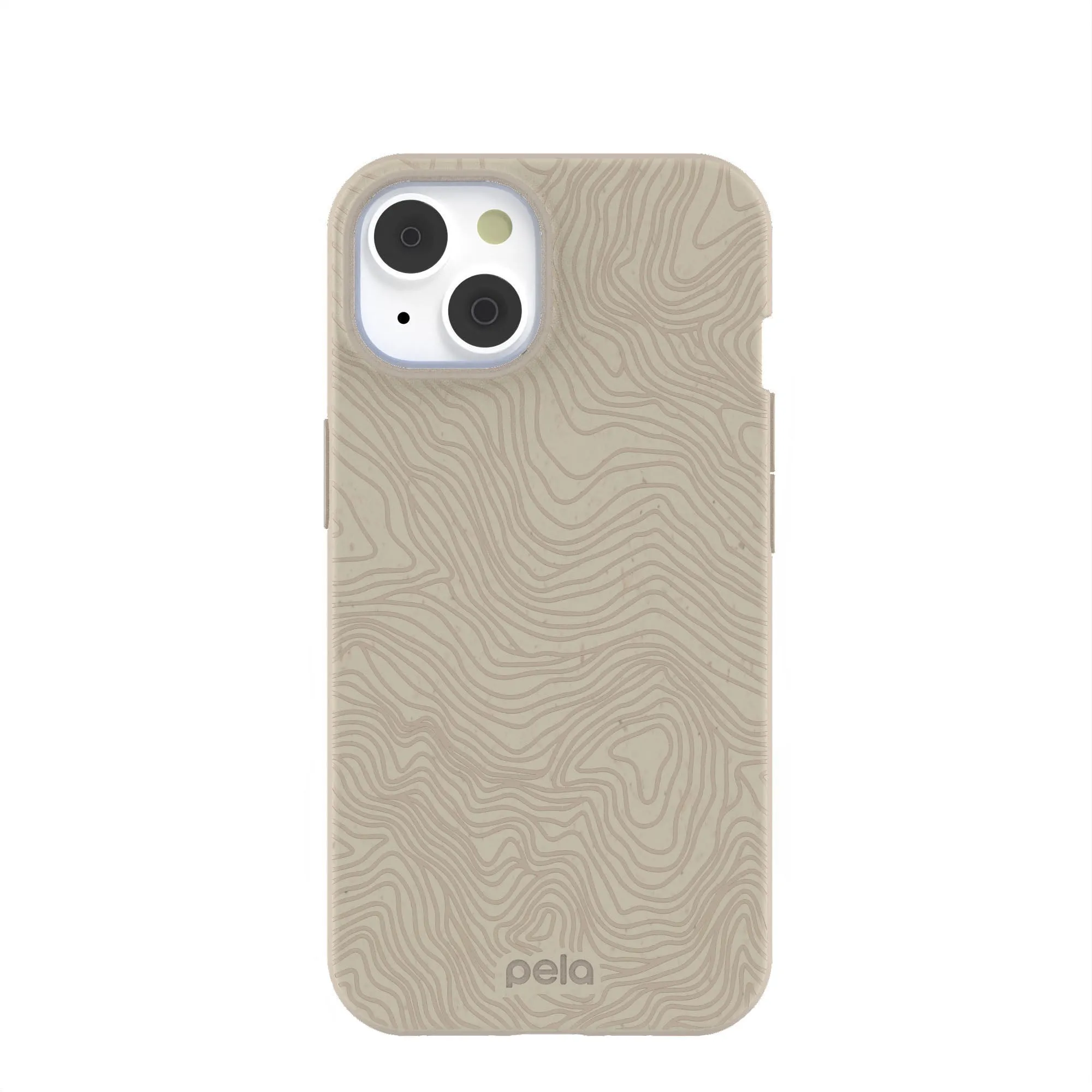 London Fog Trail Lines iPhone 14/16e Case Metal Texture Subtle Touch