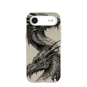 London Fog Twin Dragons iPhone Air Case Smooth Pattern