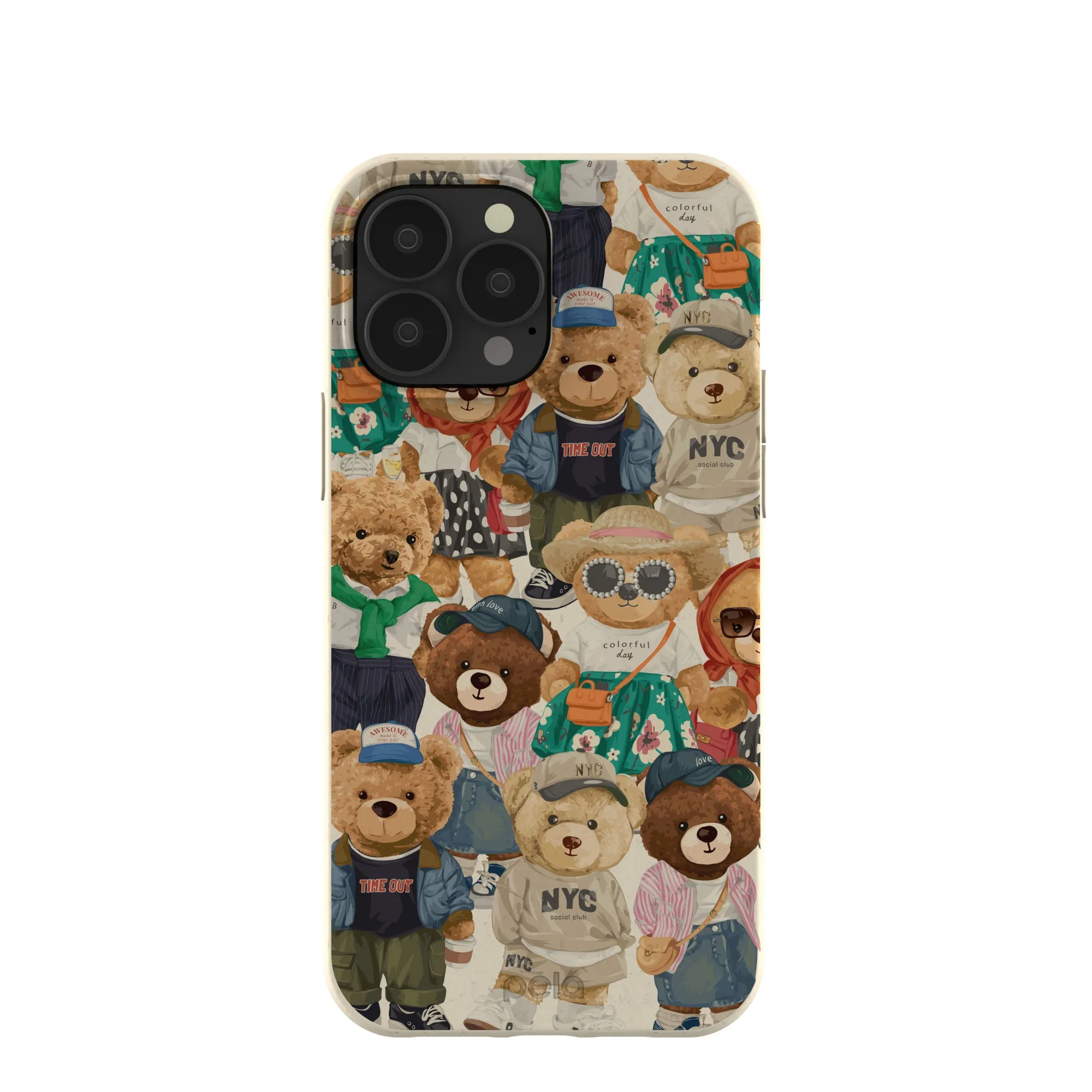London Fog Unbearably Cute iPhone 13 Pro Max Case Casual Look Casual Texture