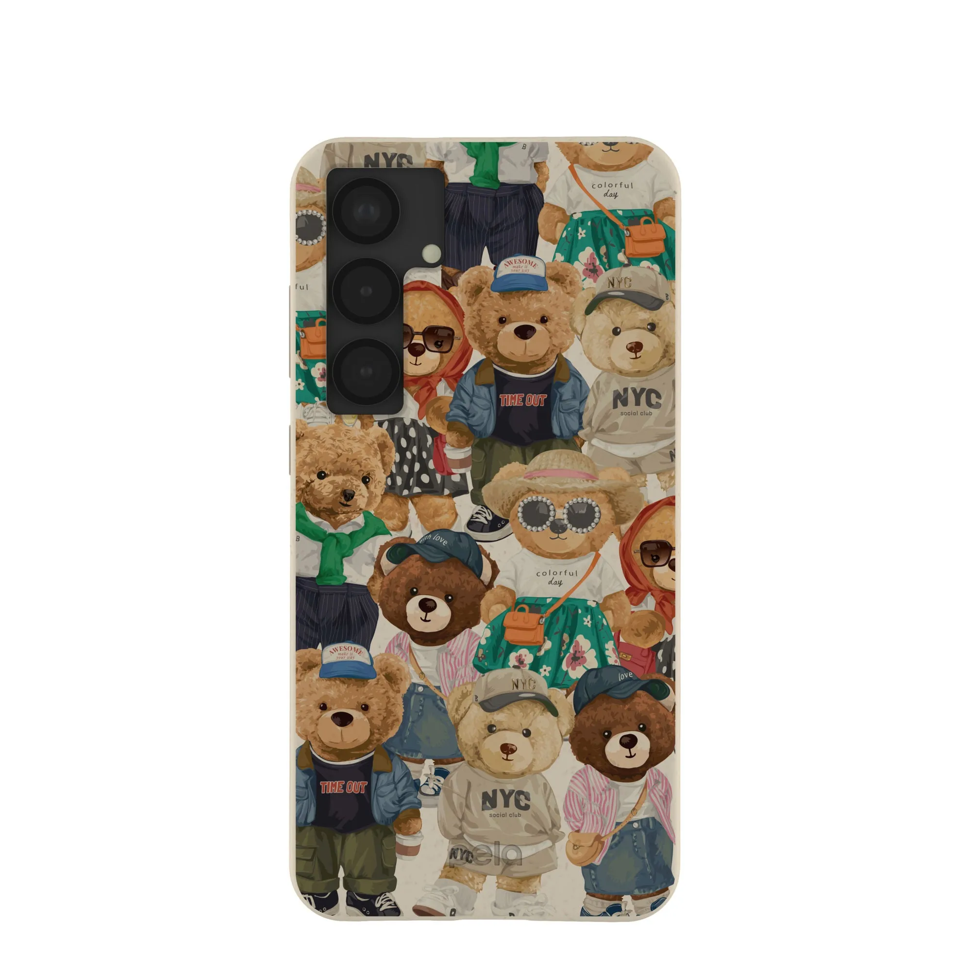 London Fog Unbearably Cute Samsung Galaxy S25 (Plus) Case everyday elegance Flexible Pattern Layer