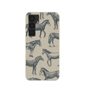 London Fog Vintage Gallop Samsung Galaxy S25 (Plus) Case Colorful Design Comfort grip design