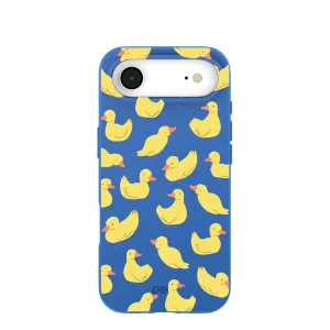 Durable Edge Layer Electric Blue Sunny Ducklings iPhone Air Case