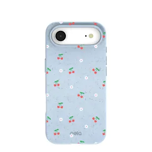 Powder Blue Sweet Cherries iPhone Air Case Portable Fit