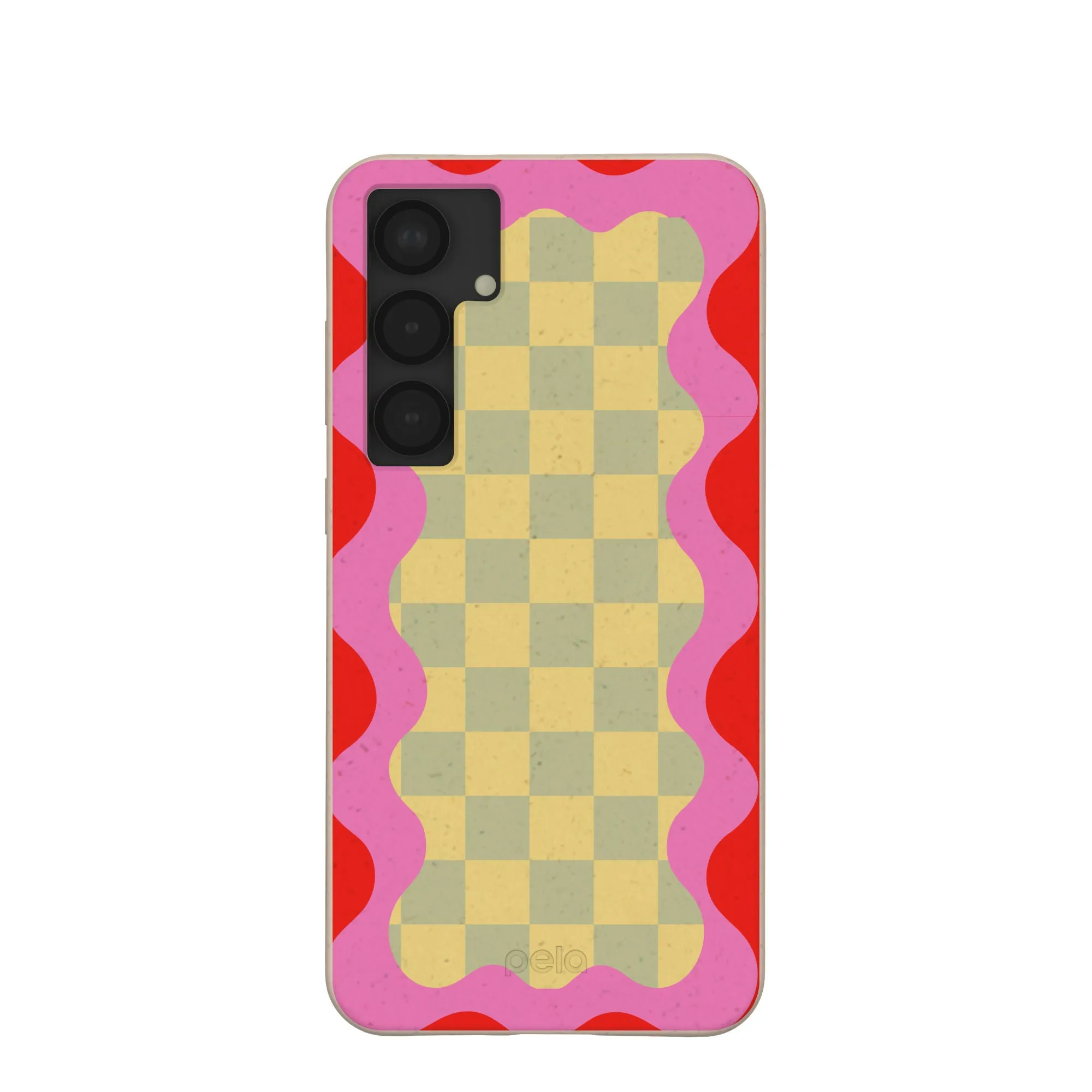 Lightweight accessory Ergonomic grip Seashell Warp Grid Samsung Galaxy S25 (Plus) Case