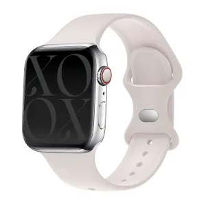 Trendy Active Design xoxo Wildhearts Apple Watch Silicone Strap (Beige)