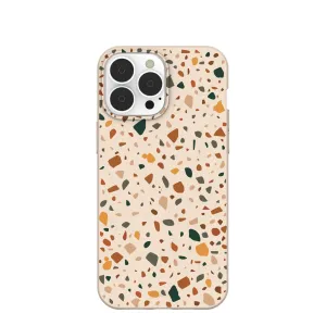 Flexible Texture Premium Shield Seashell Wild Terrazzo iPhone 13 Pro Max Case