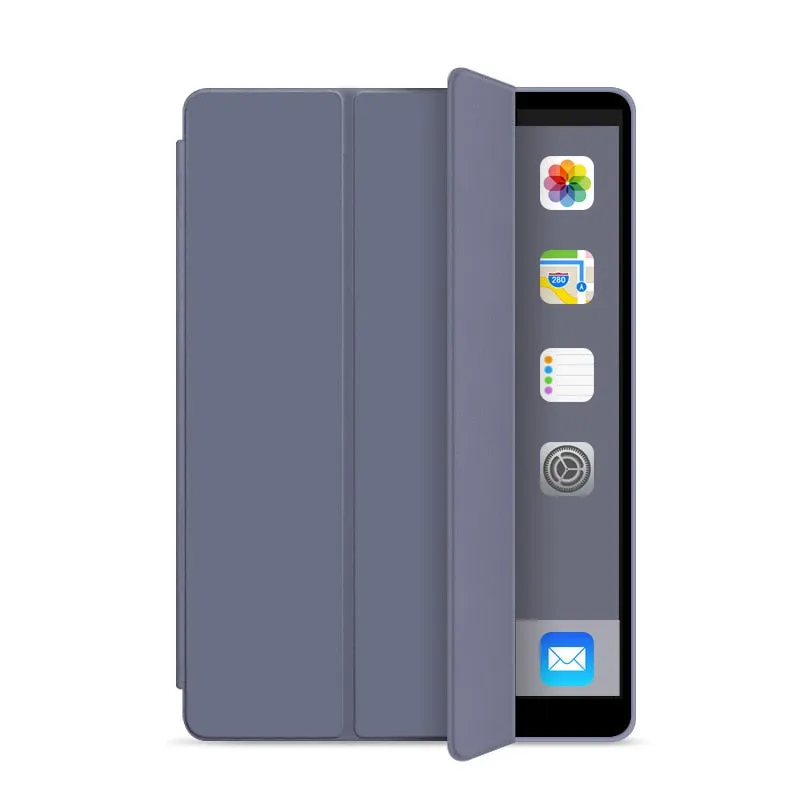 Silicone Tri-Fold Stand Case for iPad Eco friendly materials everyday use tablet cover