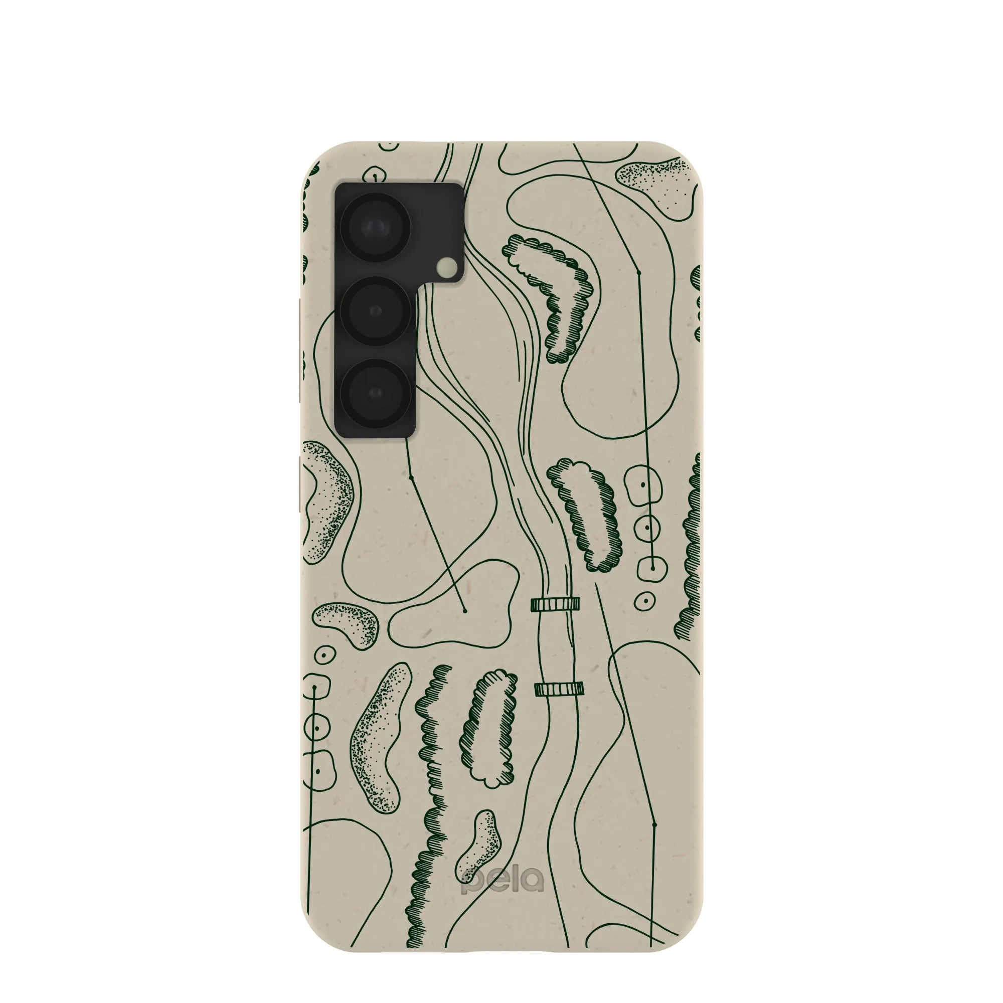 Durable Edge London Fog Golf Course Samsung Galaxy S25 Case
