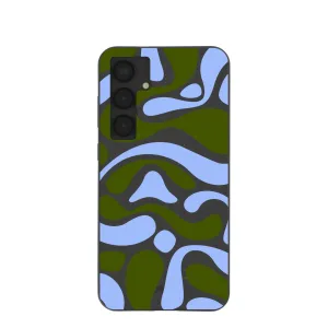 Black Curve and Flow Samsung Galaxy S25 (Plus) Case Water shield