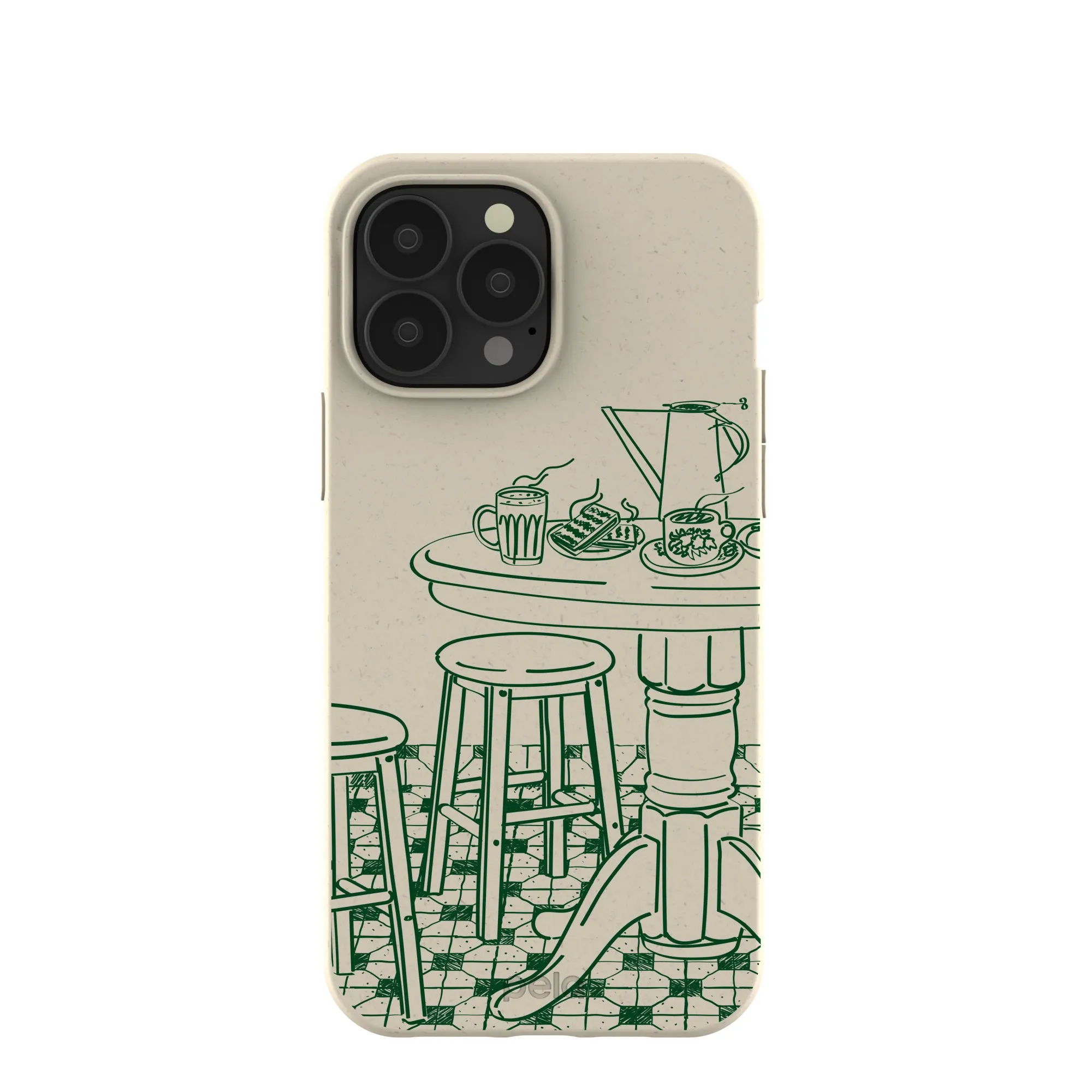 London Fog Brunch iPhone 13 Pro Max Case Elegant Build Texture Colorful Design