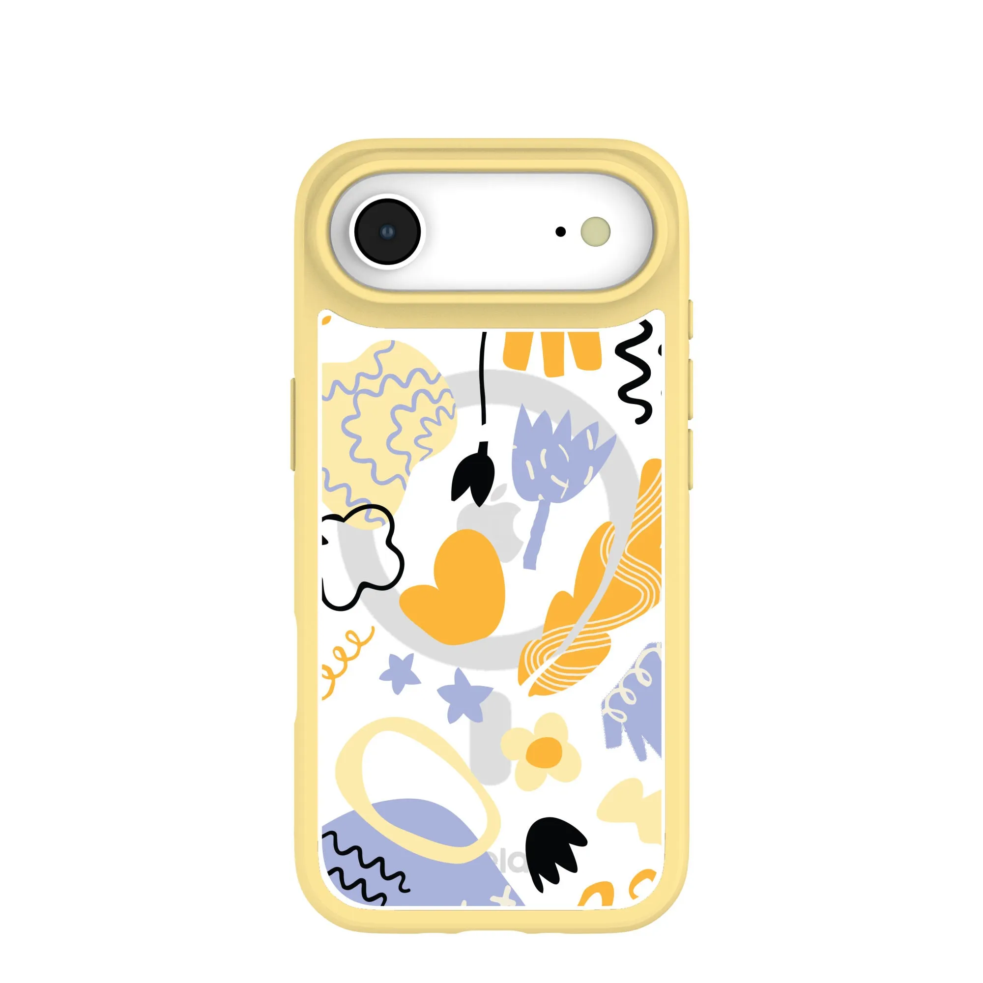 Elegant Shield Clear Doodles iPhone Air Case With Sunbeam Ridge (MagSafe included)