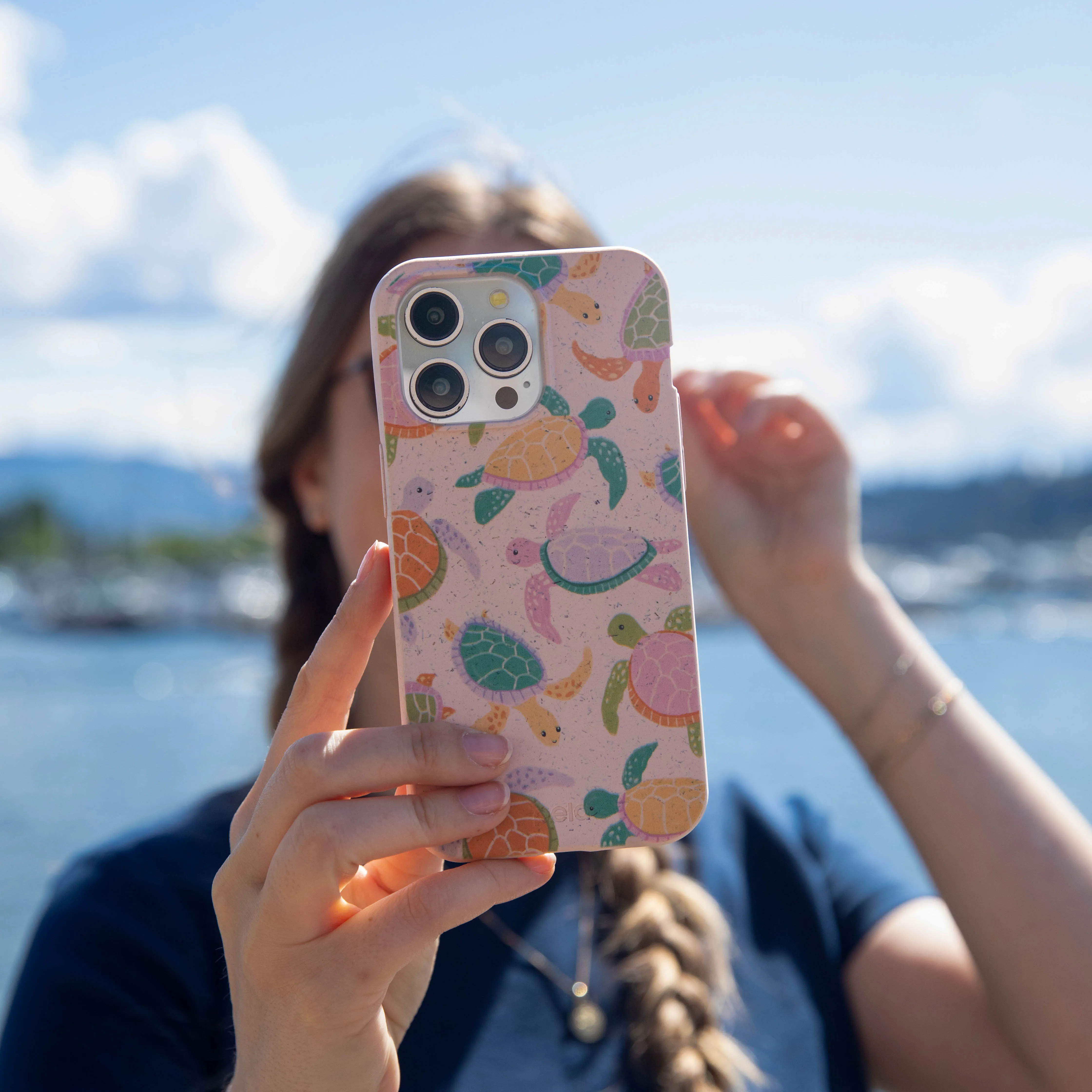 Stylish Form Seashell Sea Turtle Party iPhone Air Case