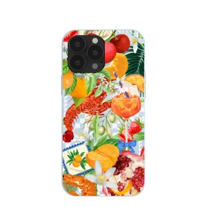 Powder Blue Mediterranean Summers iPhone 13 Pro Max Case Crystal Finish