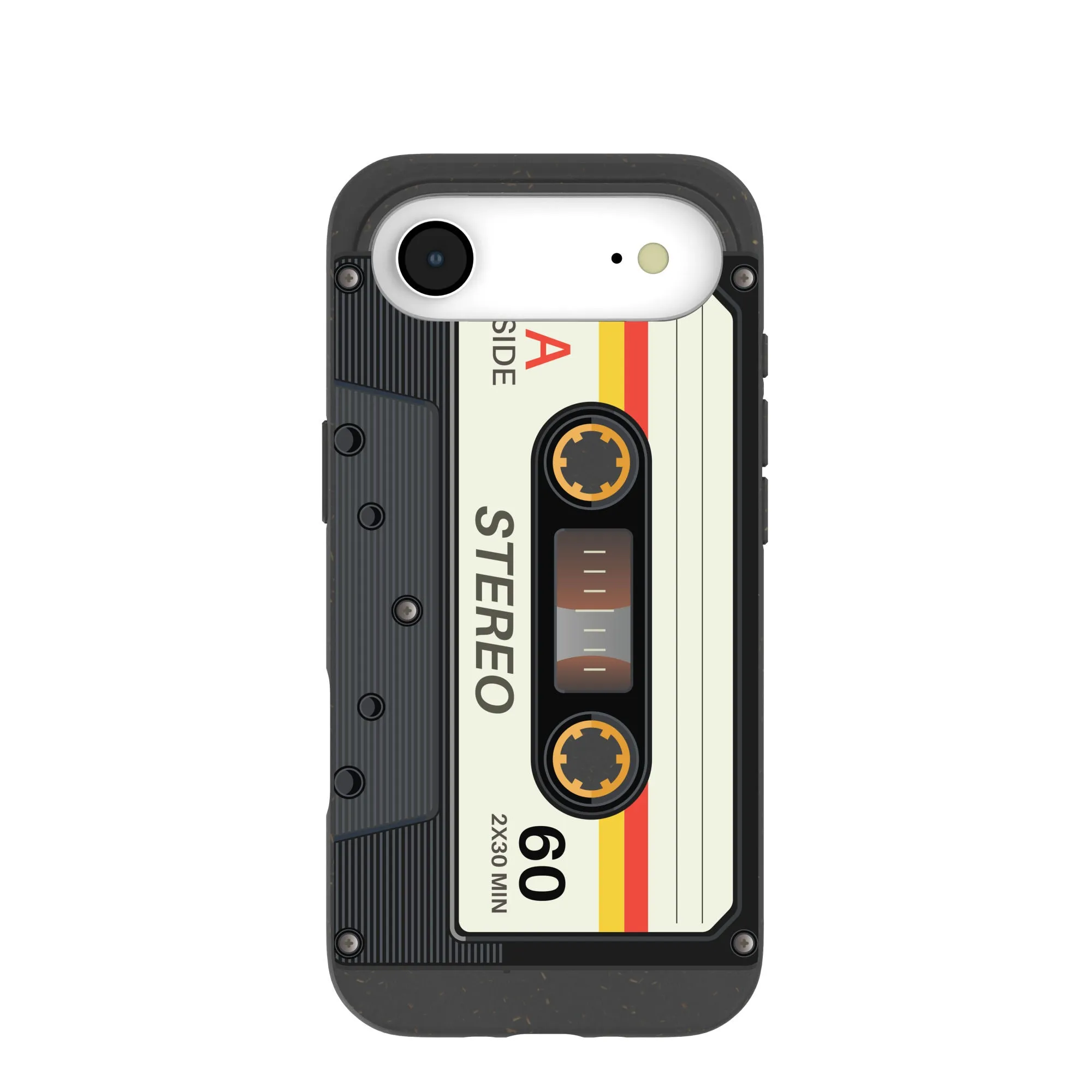 Minimal Cover Black Cassette iPhone Air Case