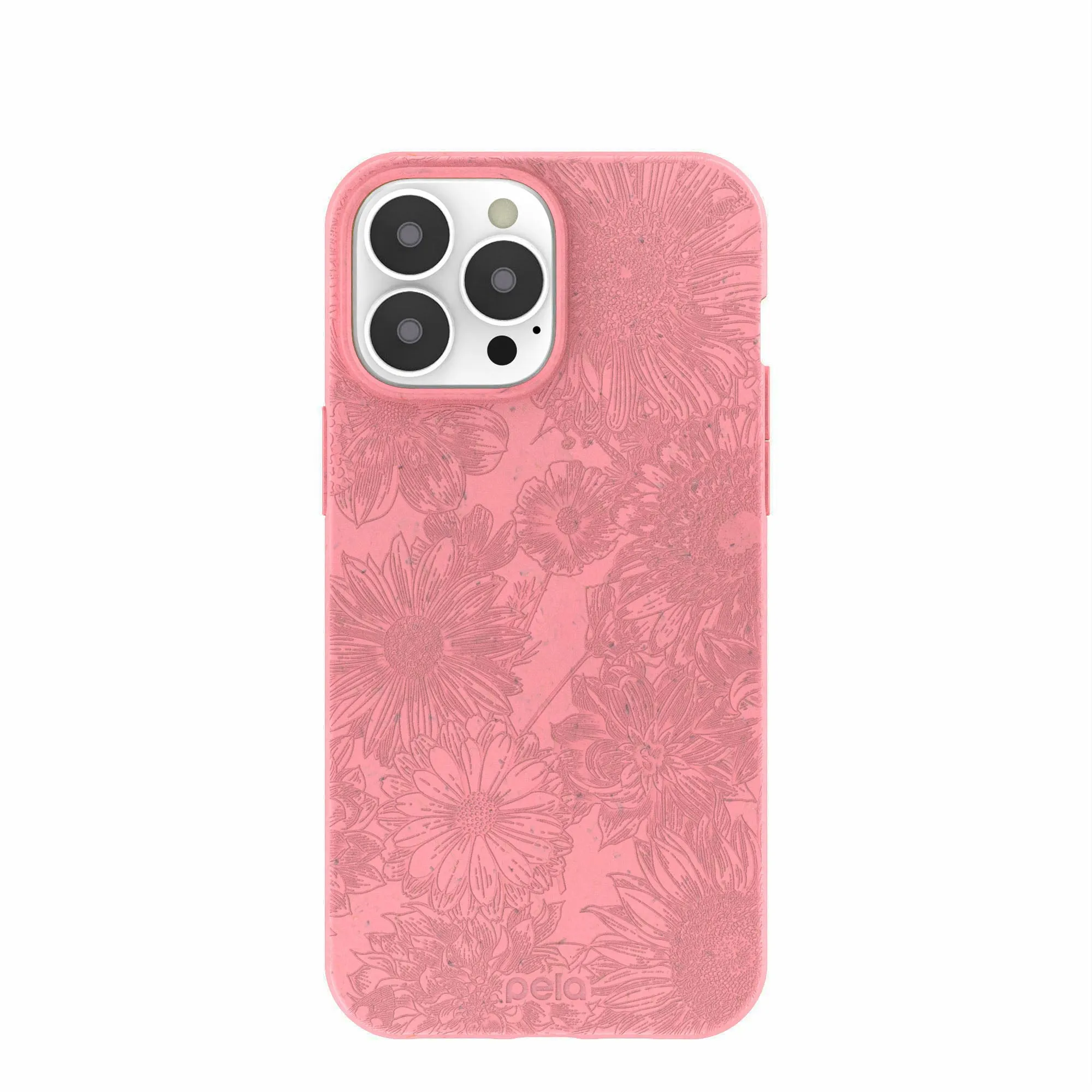 Versatile Design Bubblegum Pink Flora iPhone 13 Pro Max Case